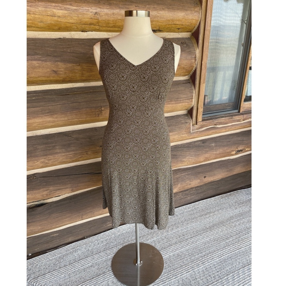 Vtg Eddie Bauer Casual Midi Dress Womens size 12